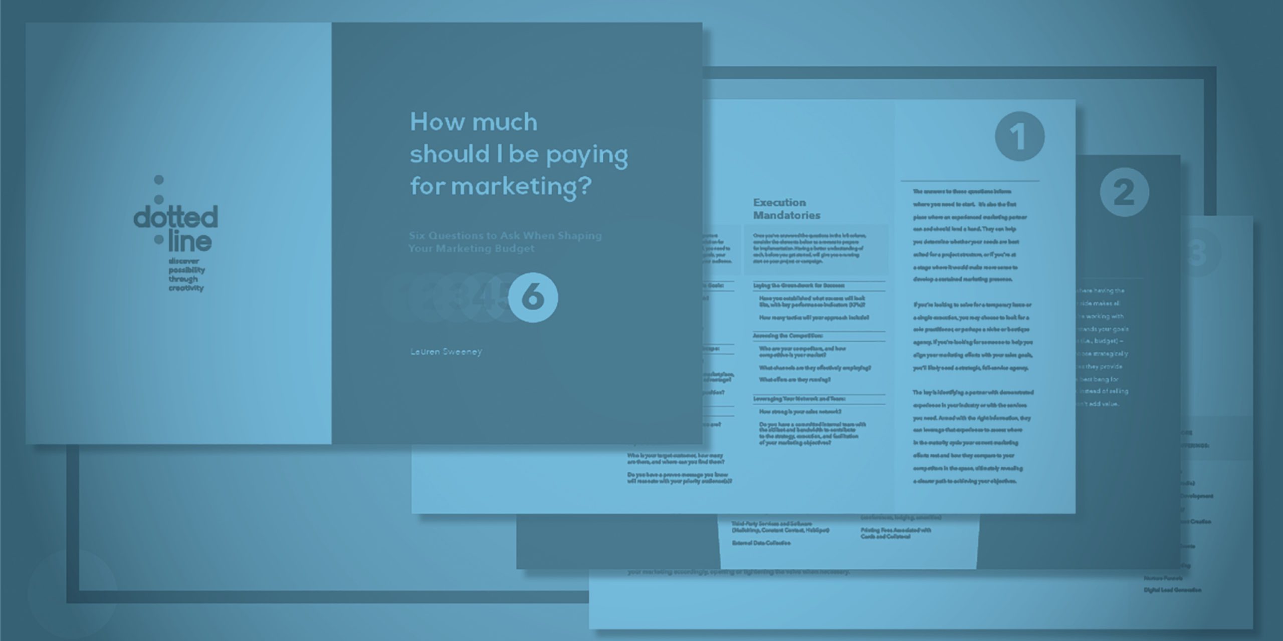 How Much Should I Be Paying For Marketing Dotted Line