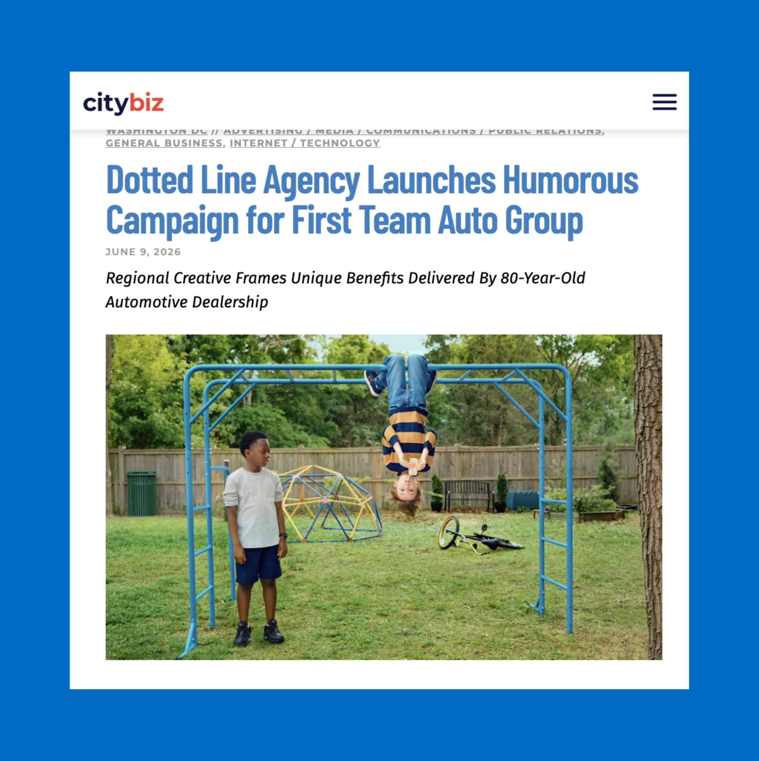 Dotted Line Agency Launches Humorous Campaign for First Team Auto Group